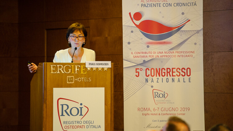 Paziente con cronicità e aiuto osteopatico: successo del Congresso ROI 2019