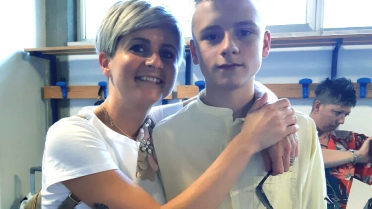 Osteopatia pediatrica sospesa per bimbi cardiopatici all’ospedale di Torrette: i genitori non si arrendono Valentina Felici, presidente comitato genitori bambini cardiopatici, e suo figlio Tommy